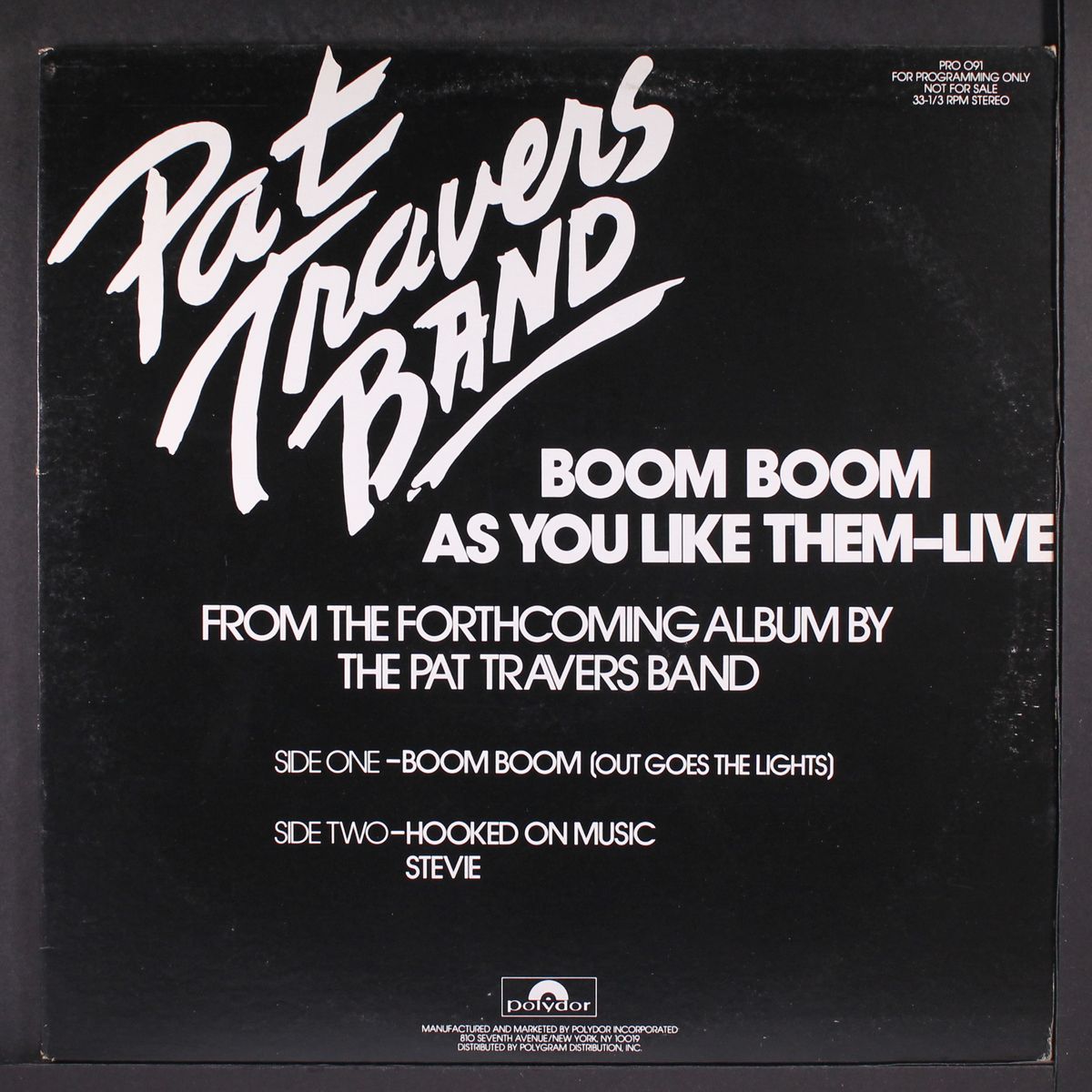 boom boom +2 (live) by PAT TRAVERS BAND
