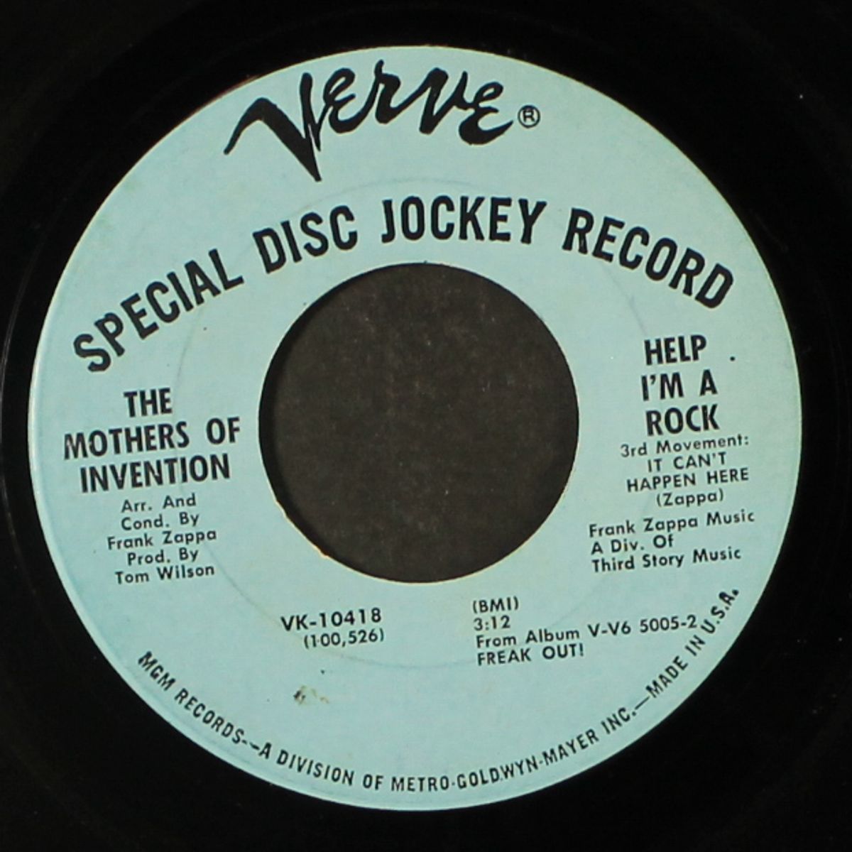 how could i be such a fool / help i'm a rock by MOTHERS OF INVENTION