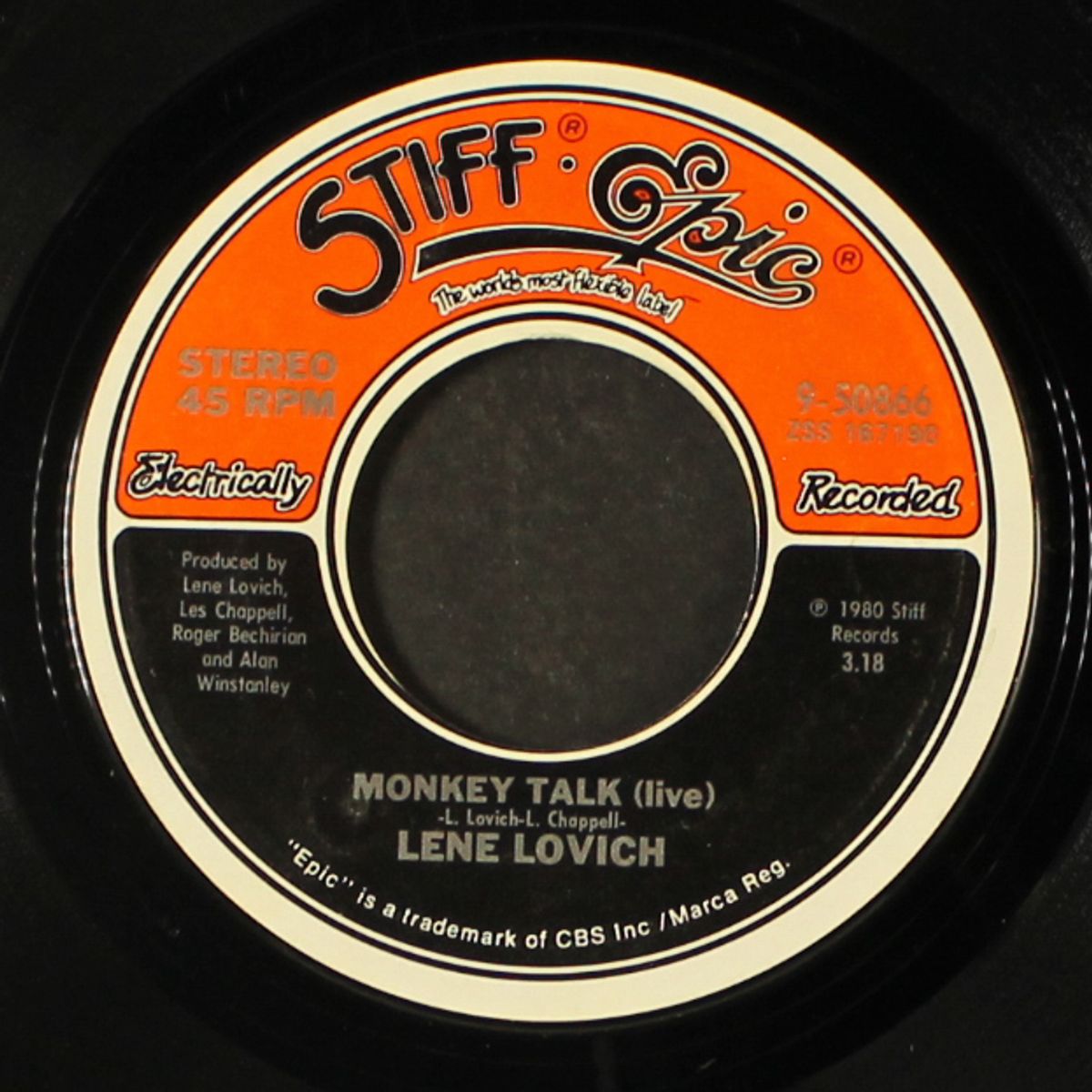 the night / monkey talk by LENE LOVICH
