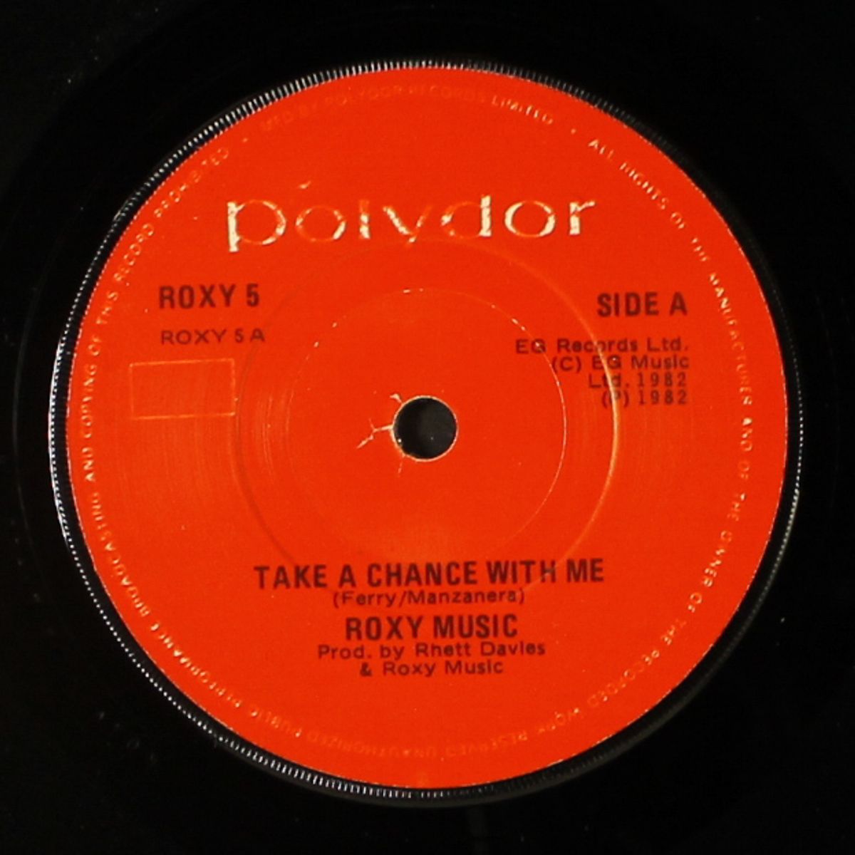take a chance with me / the main thing by ROXY MUSIC