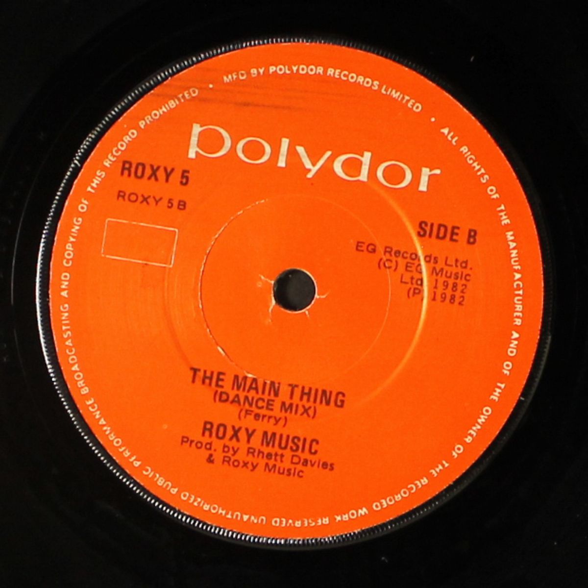 take a chance with me / the main thing by ROXY MUSIC
