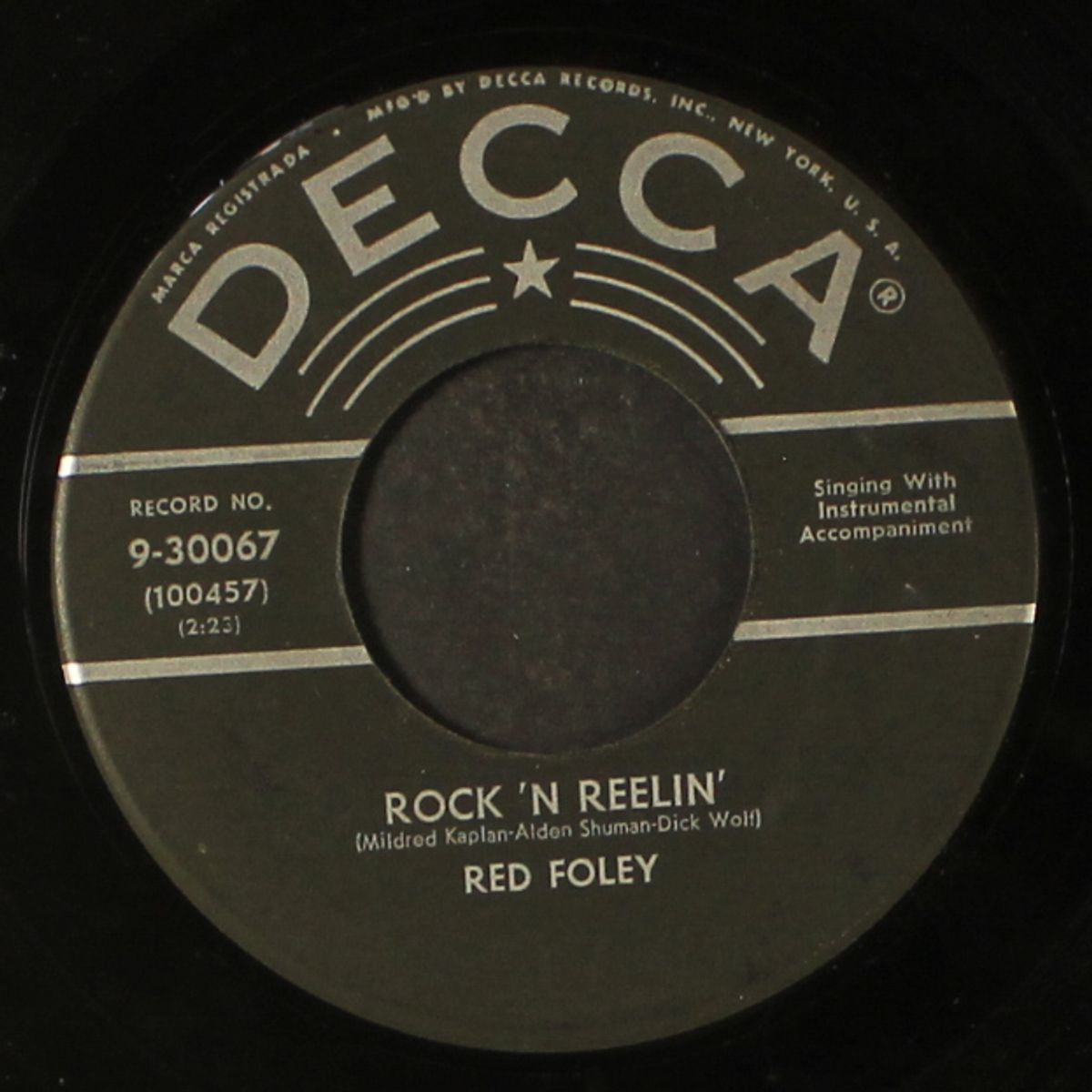 rock 'n reelin' / don't blame it on the girl by RED FOLEY