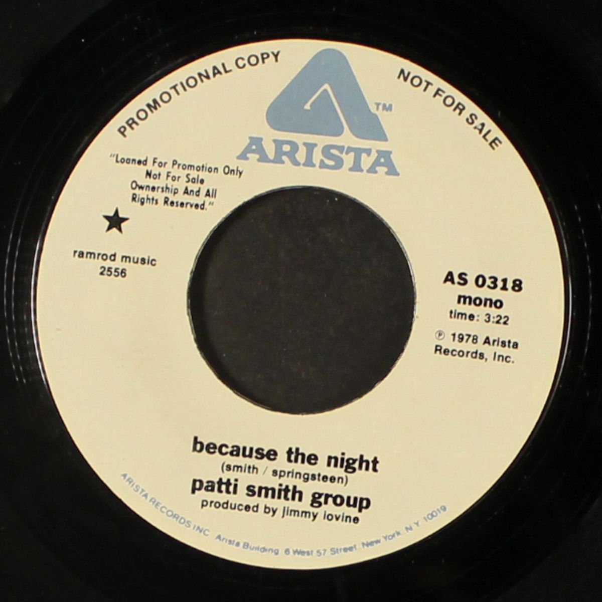 because the night / mono by PATTI SMITH