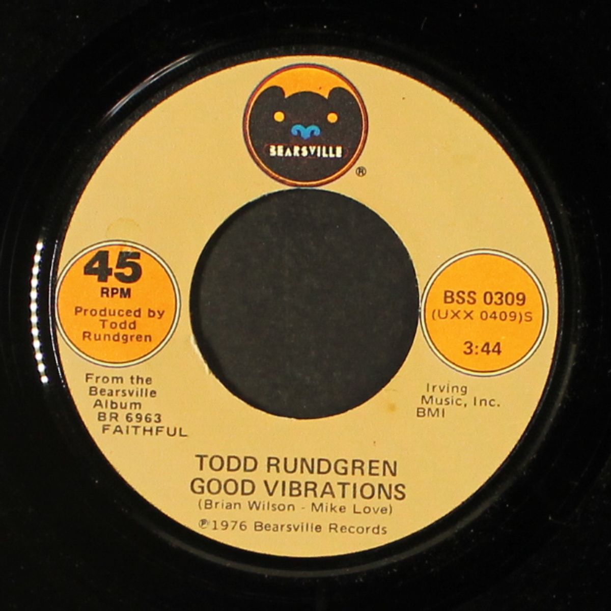 good vibrations / when i pray by TODD RUNDGREN
