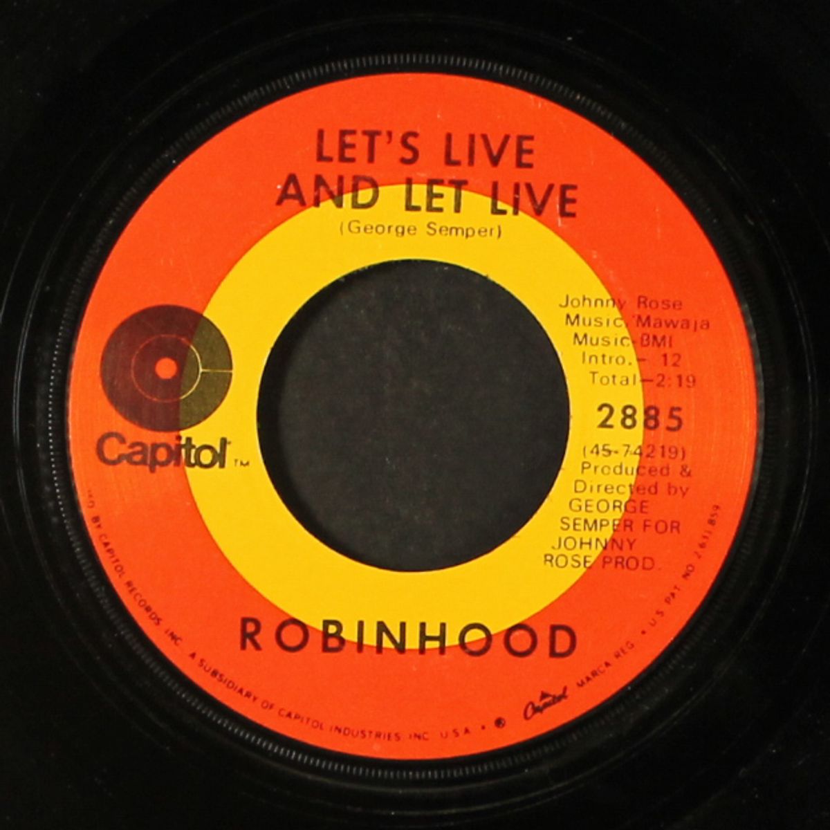 don't be afraid of love / let's live and let live by ROBINHOOD