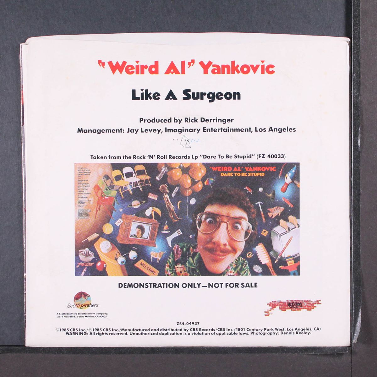 like a surgeon by WEIRD AL YANKOVIC