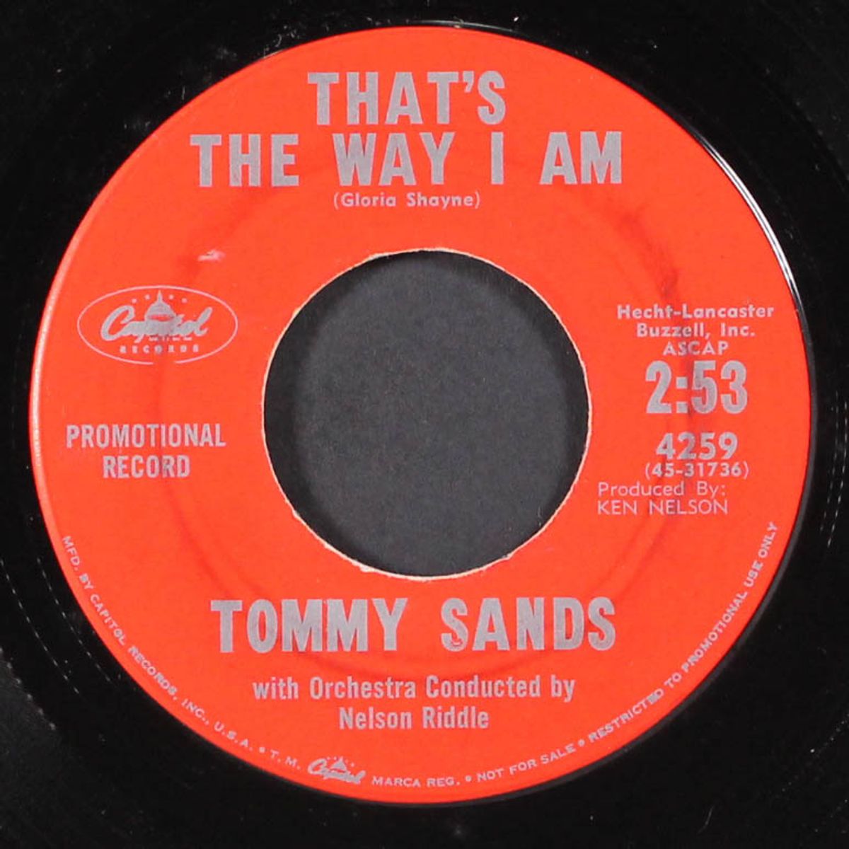 that's the way i am / i'll be seeing you by TOMMY SANDS