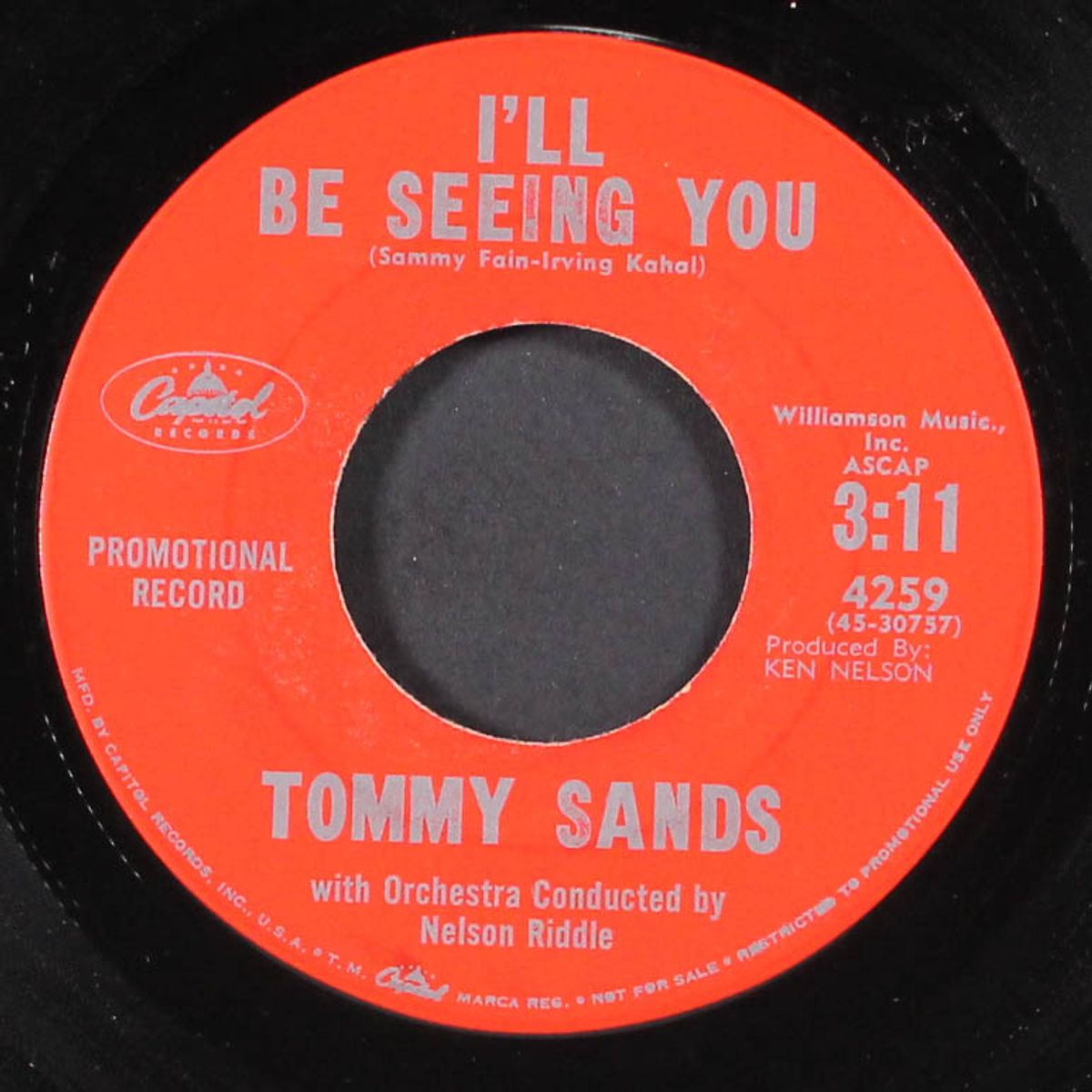 that's the way i am / i'll be seeing you by TOMMY SANDS