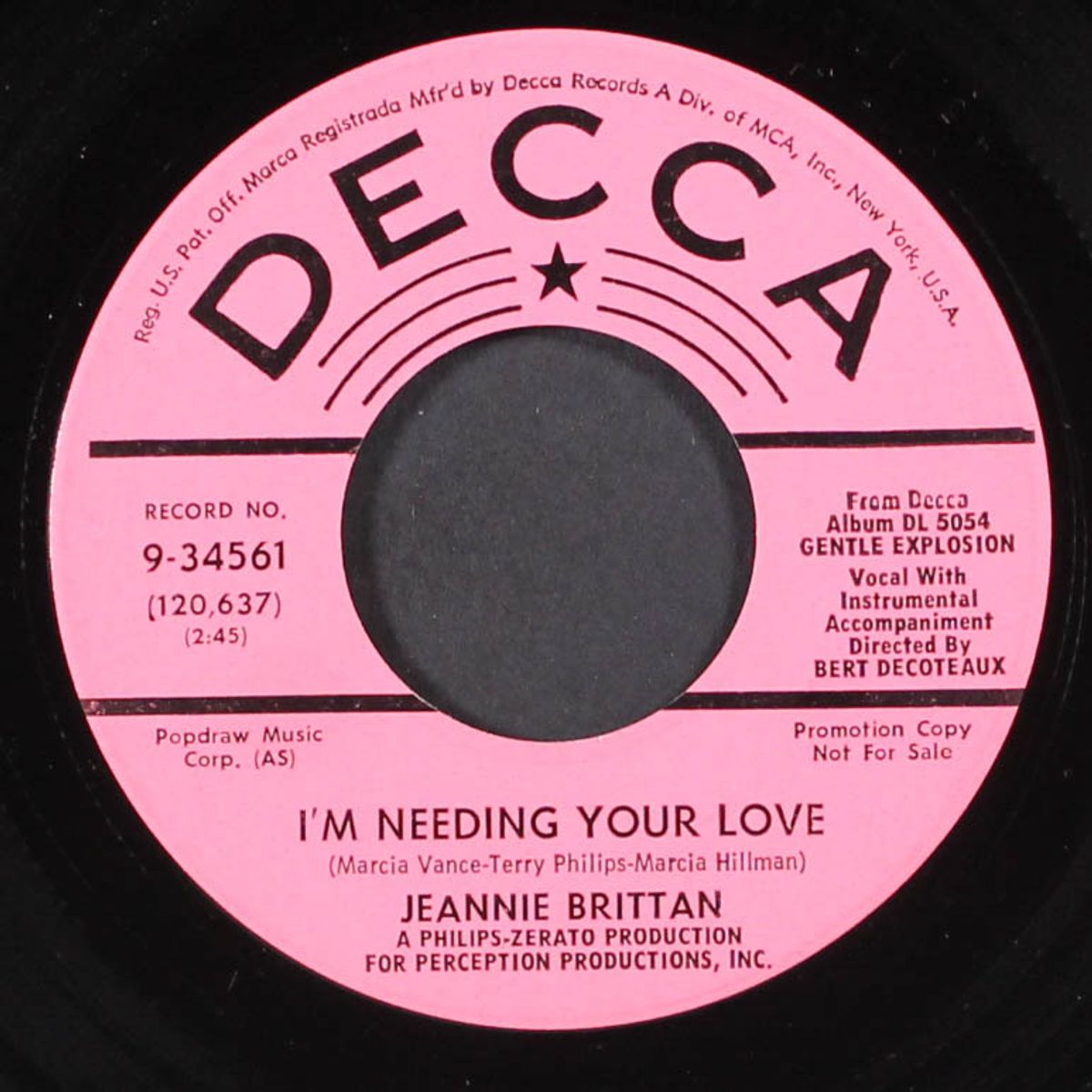i'm needing your love / is this love by JEANNIE BRITTAN