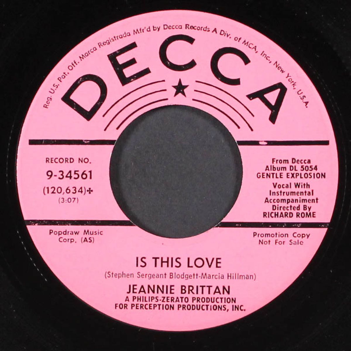 i'm needing your love / is this love by JEANNIE BRITTAN