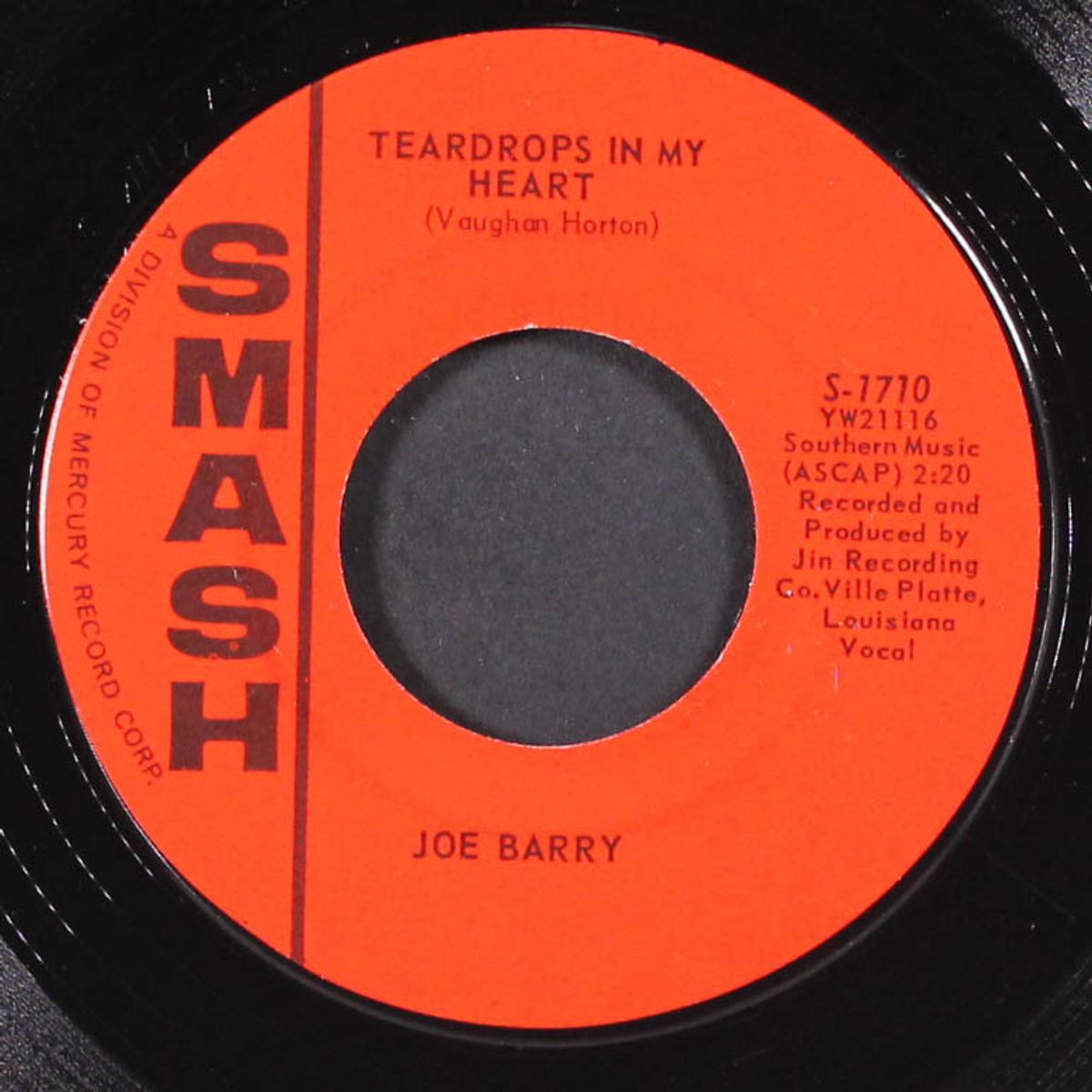 teardrops in my heart / for you, sunshine by JOE BARRY