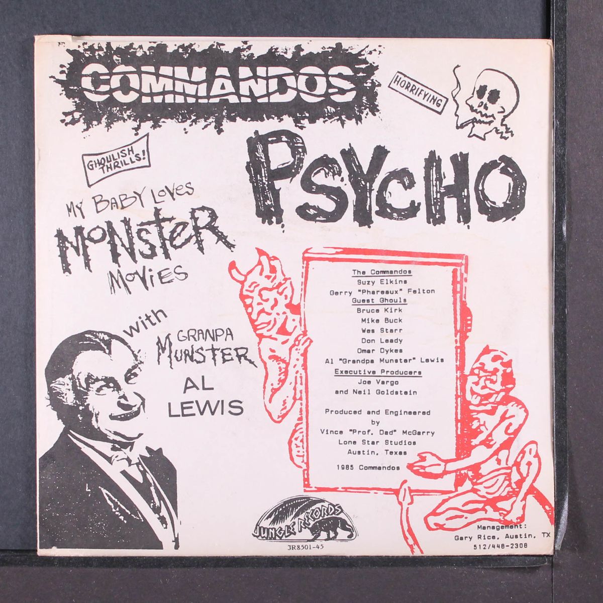 my baby loves monster movies / psycho by COMMANDOS