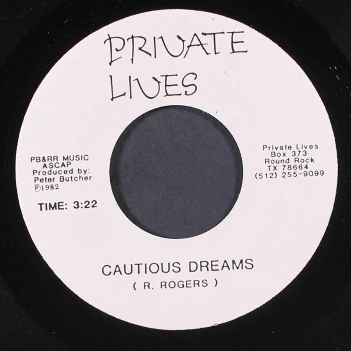 cautious dreams / when the world comes crashing through by PRIVATE LIVES