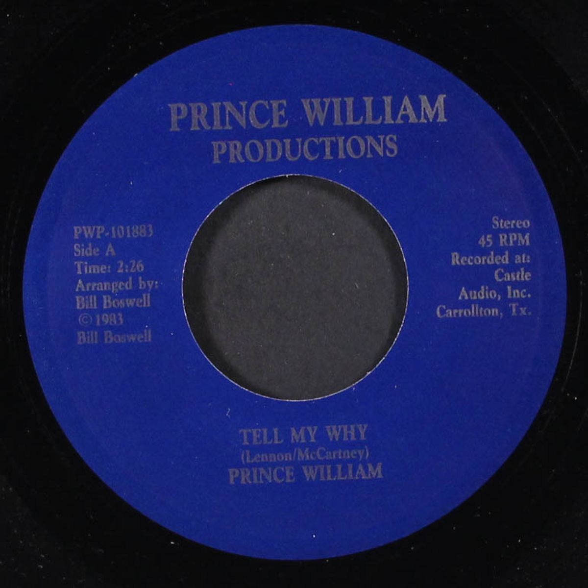 tell me why / can't take the rock by PRINCE WILLIAM
