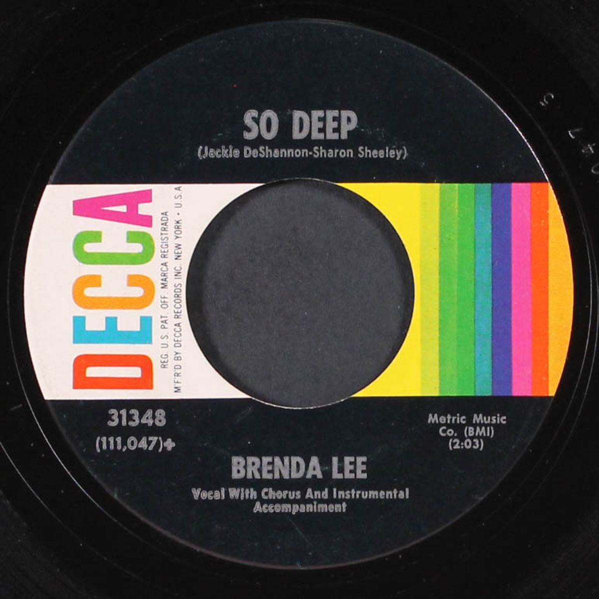 break it to me gently / so deep by BRENDA LEE