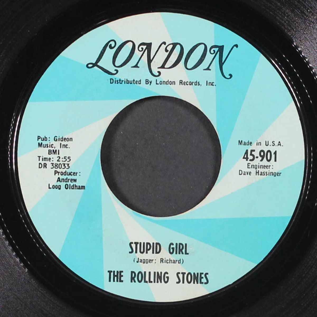 paint it, black / stupid girl by ROLLING STONES