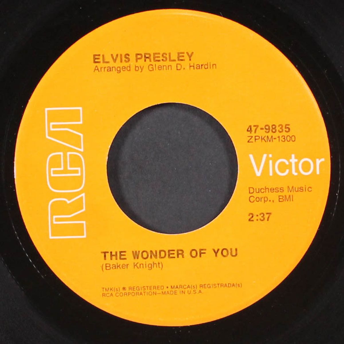 the wonder of you by ELVIS PRESLEY