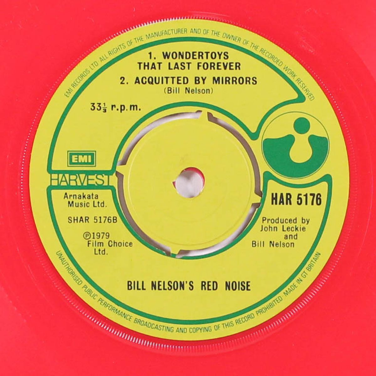 furniture music by BILL NELSON'S RED NOISE