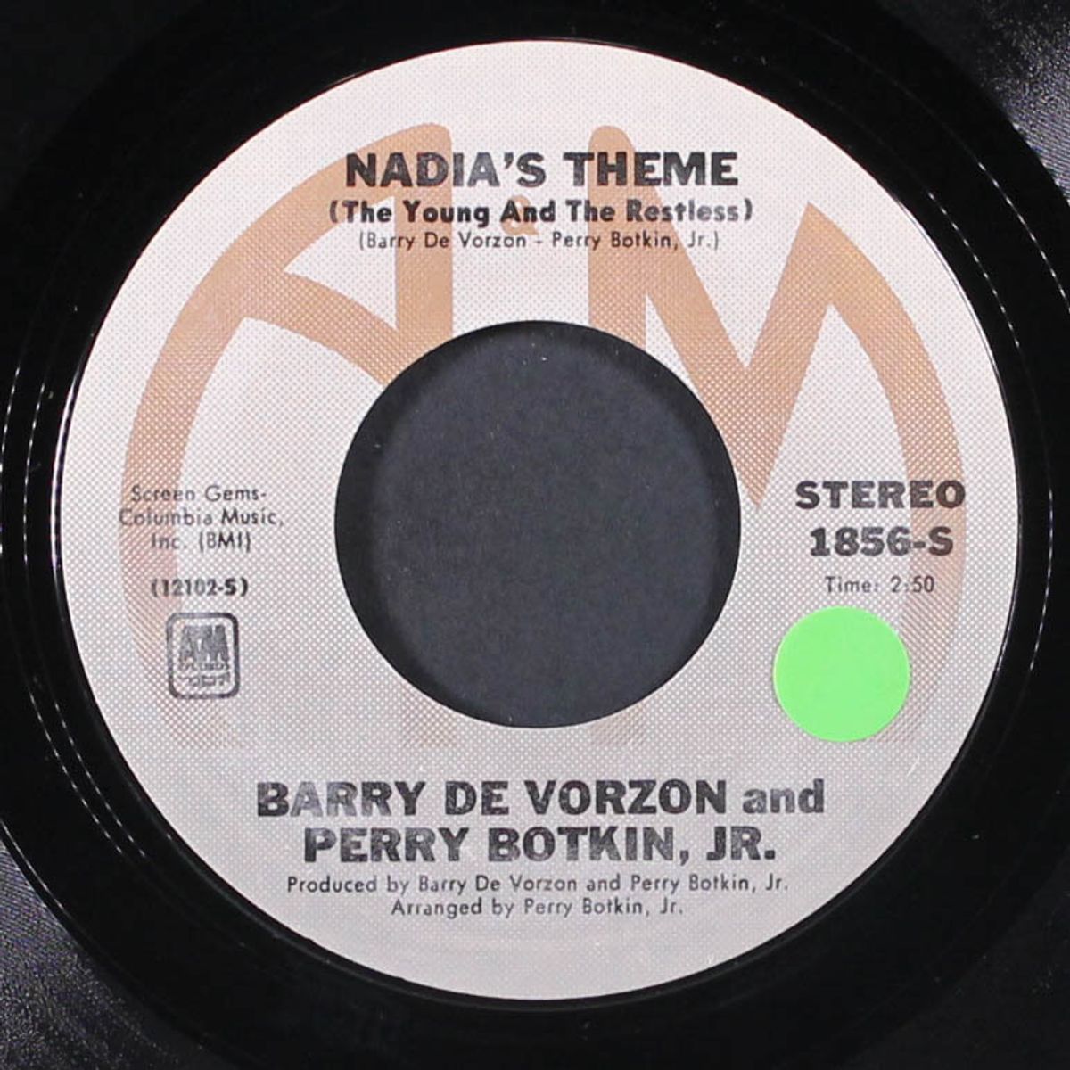 nadia's theme / down the line by PERRY BOTKIN JR.