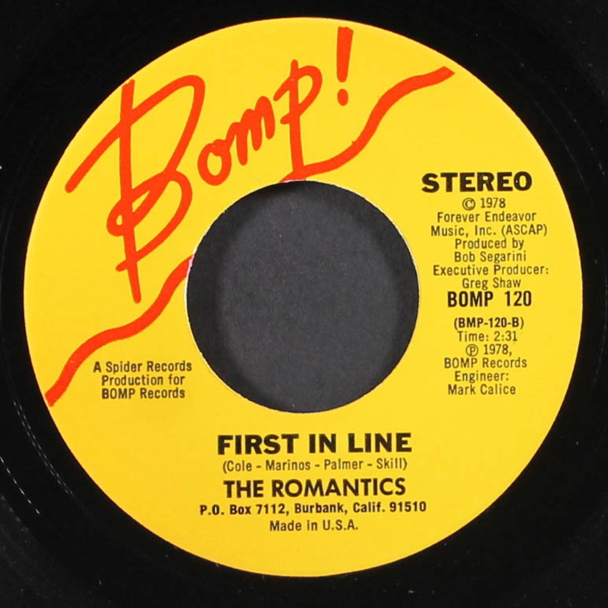 tell it to carrie / first in line by ROMANTICS