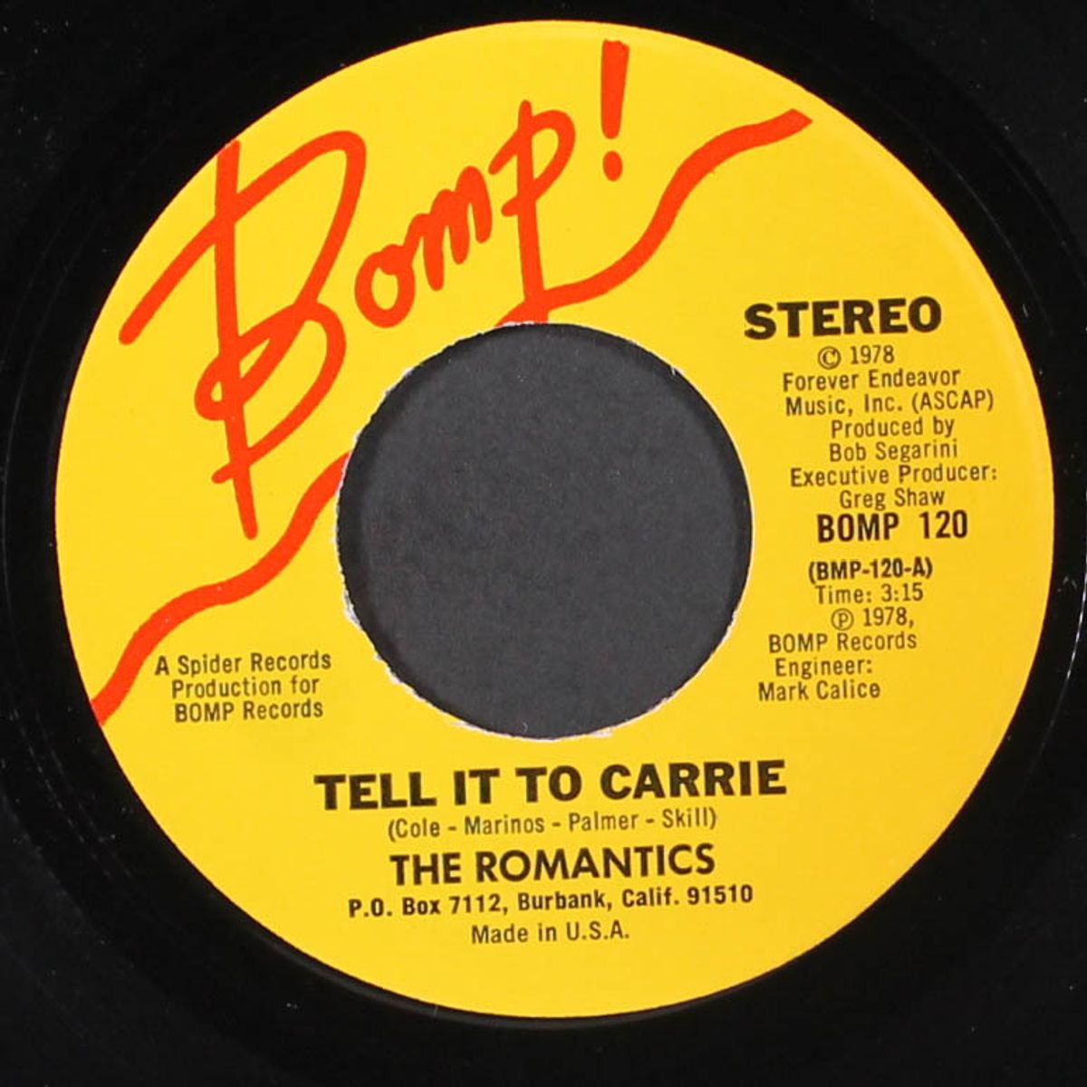 tell it to carrie / first in line by ROMANTICS