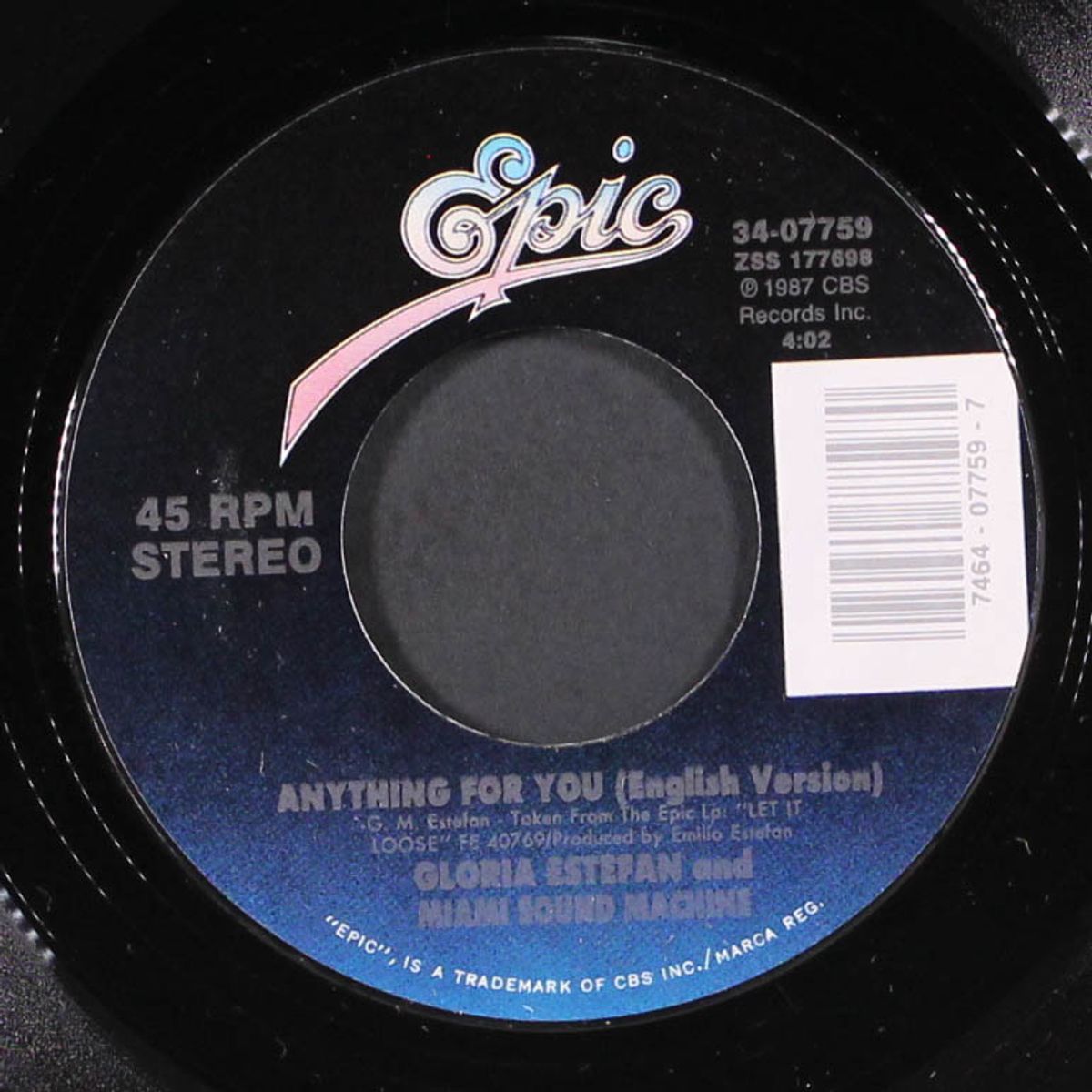 anything for you by GLORIA ESTEFAN & MIAMI SOUND MACHINE