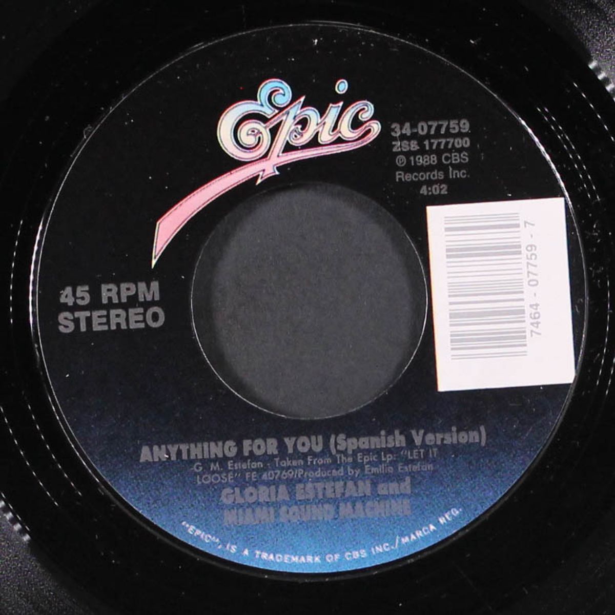anything for you by GLORIA ESTEFAN & MIAMI SOUND MACHINE