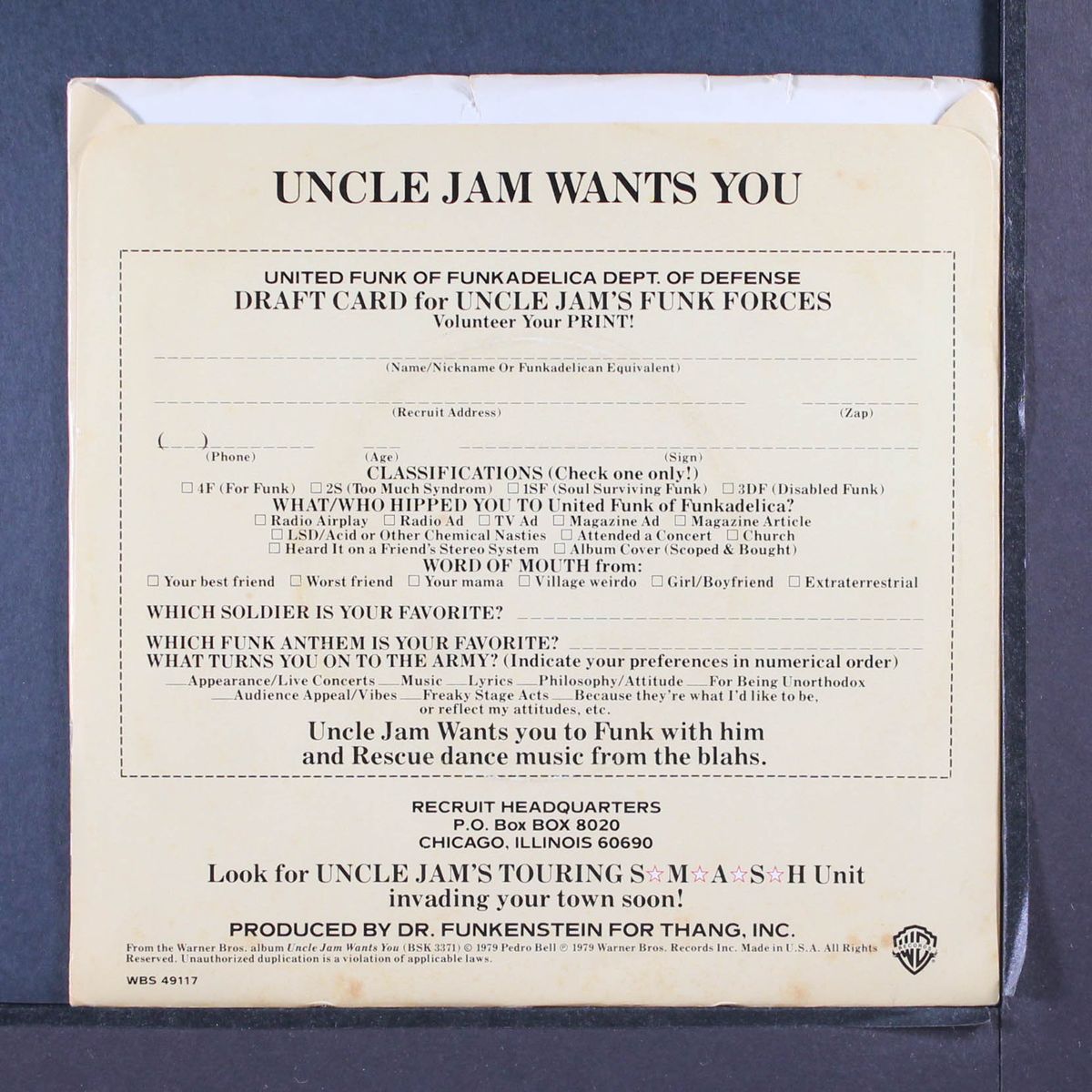 uncle jam / part 2 by FUNKADELIC