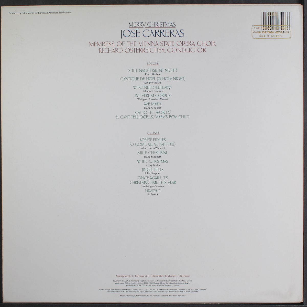 merry christmas by JOSE CARRERAS