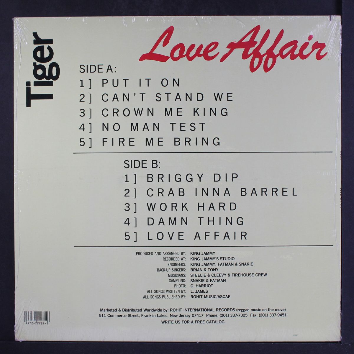 love affair by TIGER