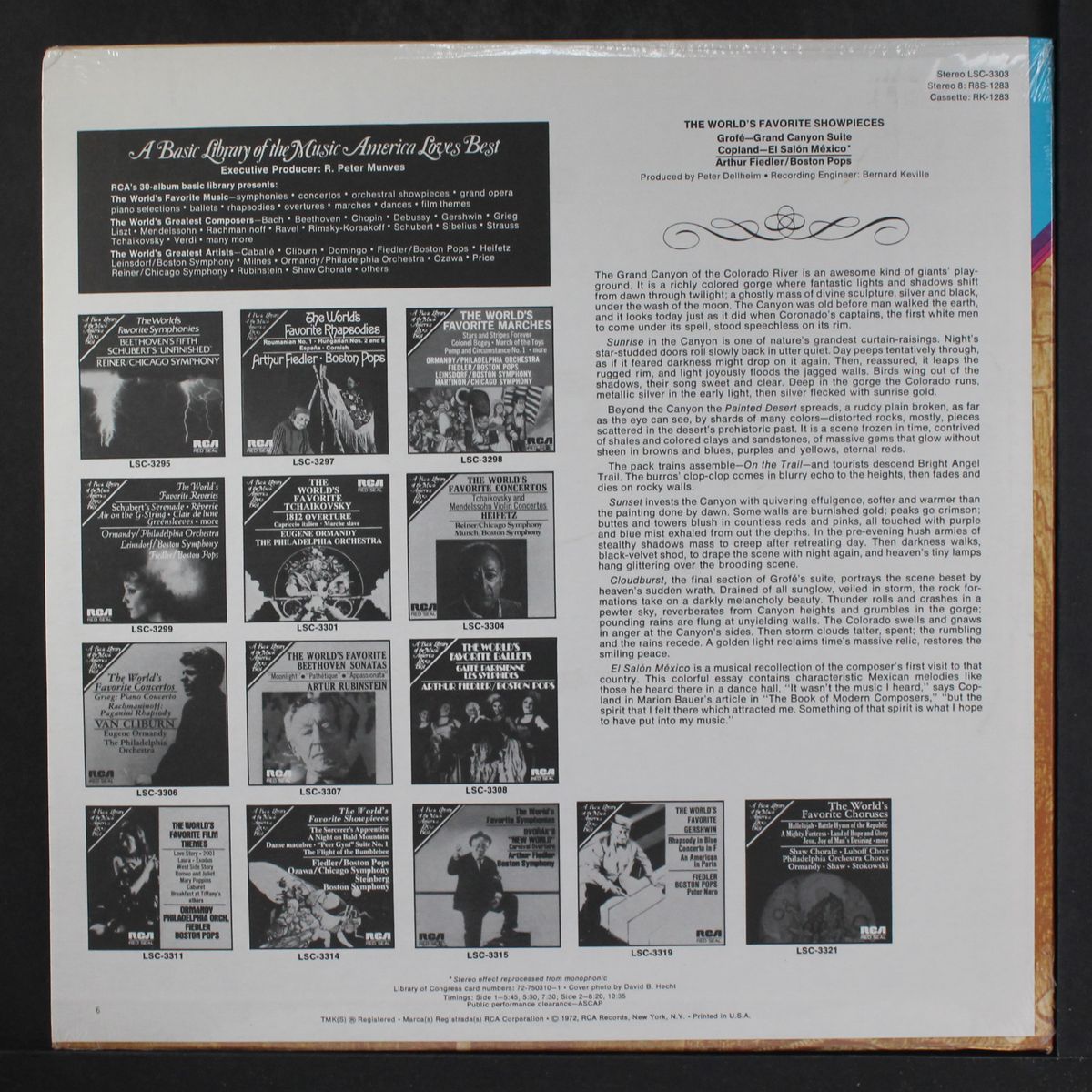 the world's favorite show pieces by ARTHUR FIEDLER / BOSTON POPS