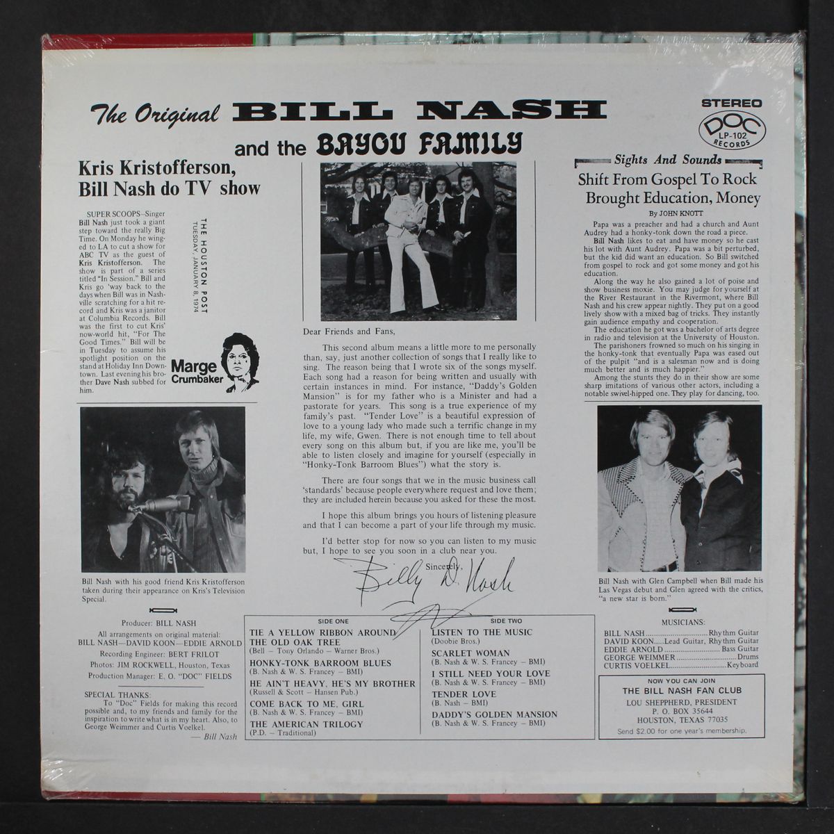the original by BILL NASH