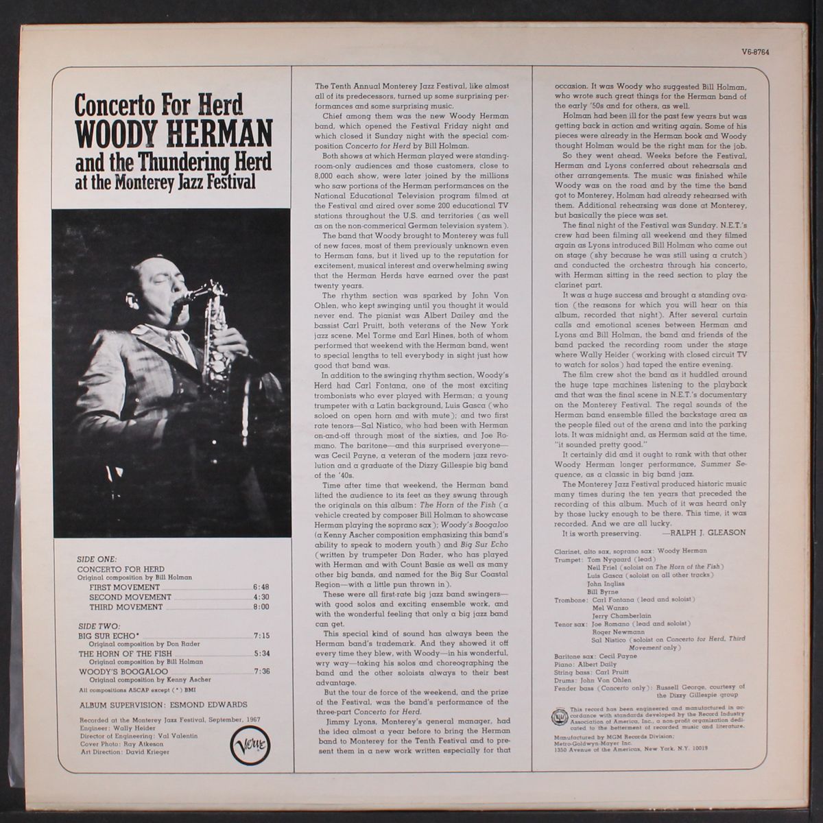 concerto for herd by WOODY HERMAN