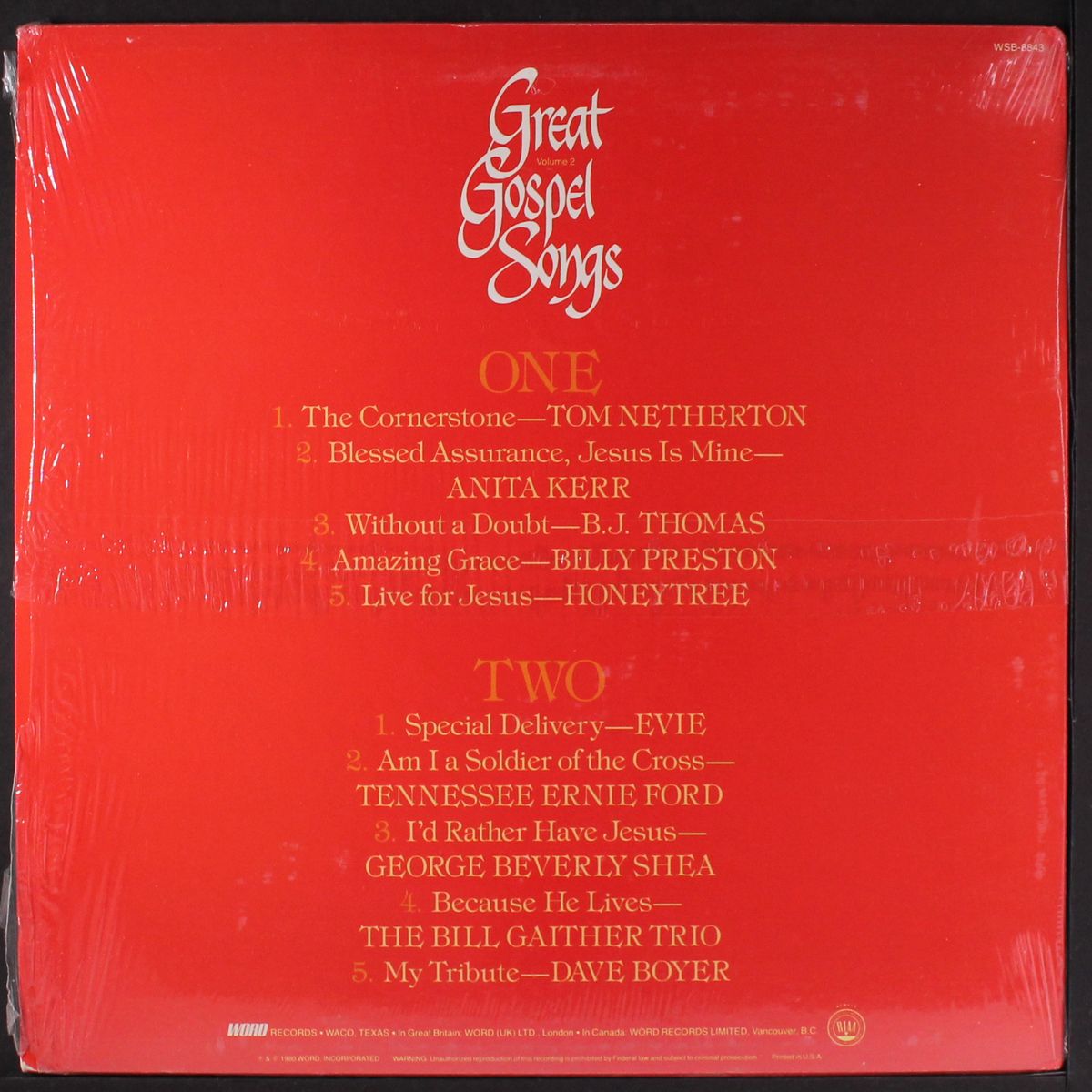 great gospel songs, vol. 2 by VARIOUS