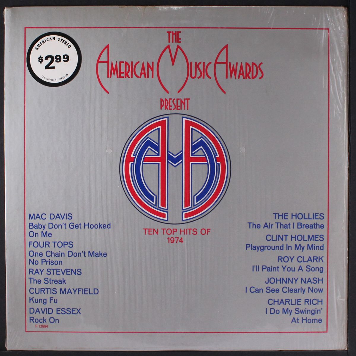 american music awards ten top hits of 1974 by VARIOUS