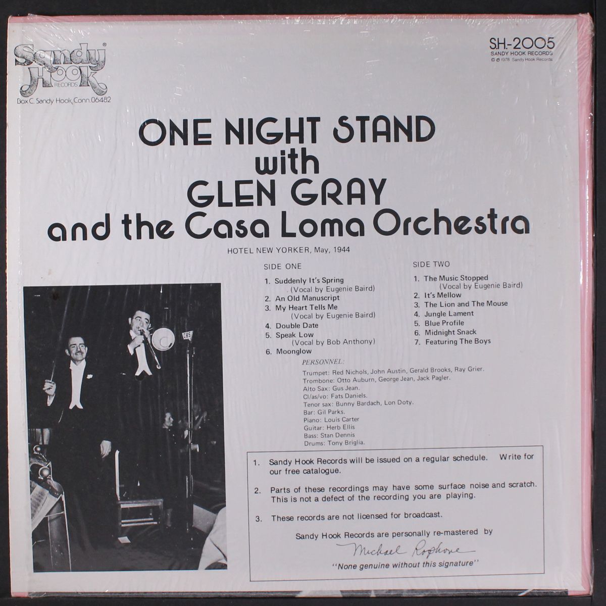one night stand by GLEN GRAY & THE CASA LOMA ORCHESTRA