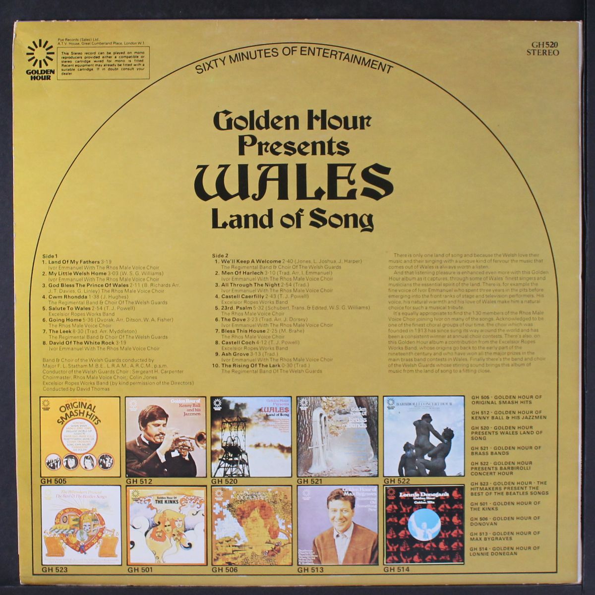 wales: land of song by VARIOUS