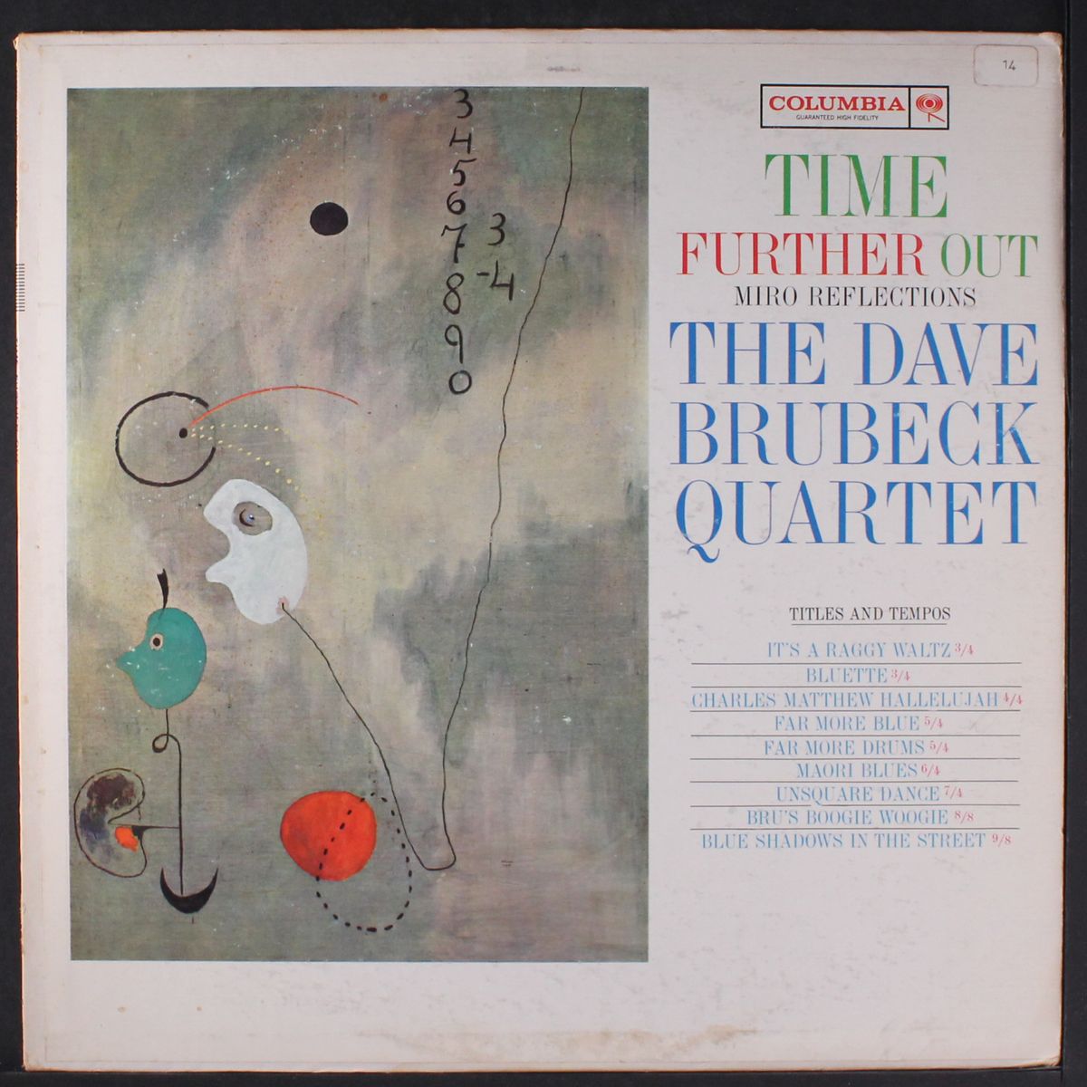 time further out by DAVE BRUBECK