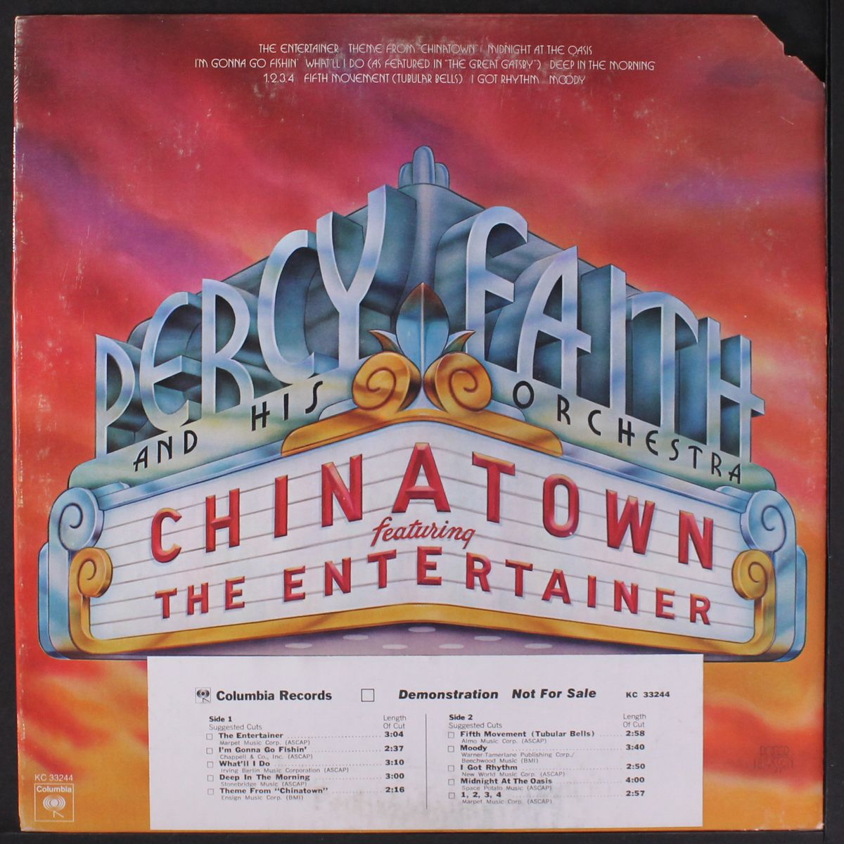 chinatown by PERCY FAITH