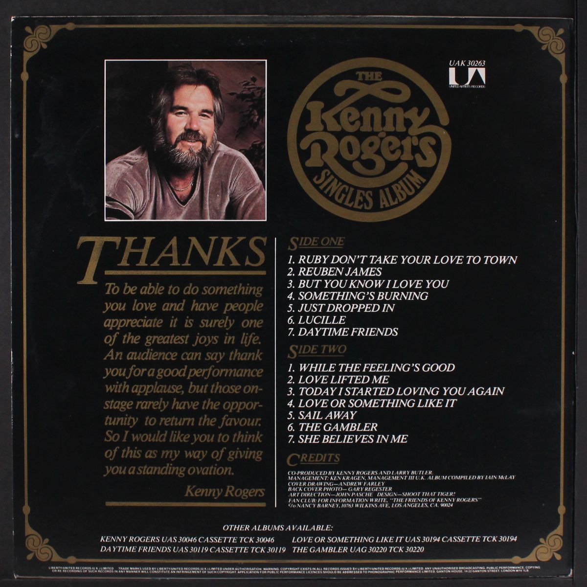 singles album by KENNY ROGERS