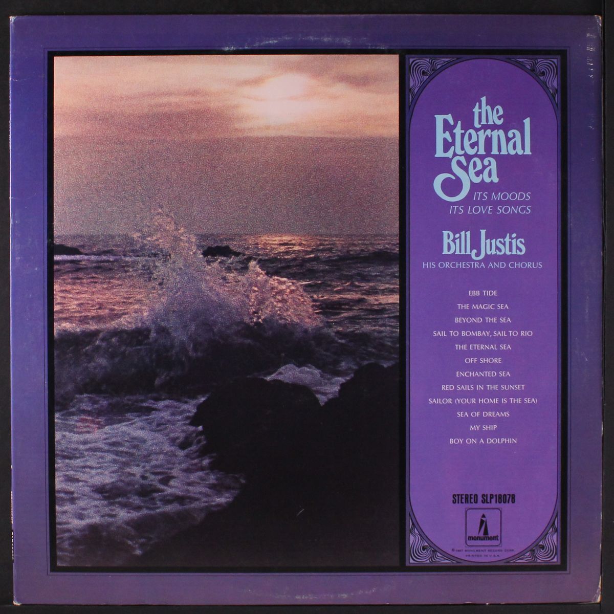 the eternal sea (its moods, its love songs) by BILL JUSTIS