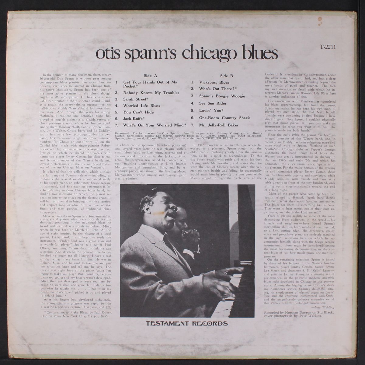 otis spann's chicago blues by OTIS SPANN