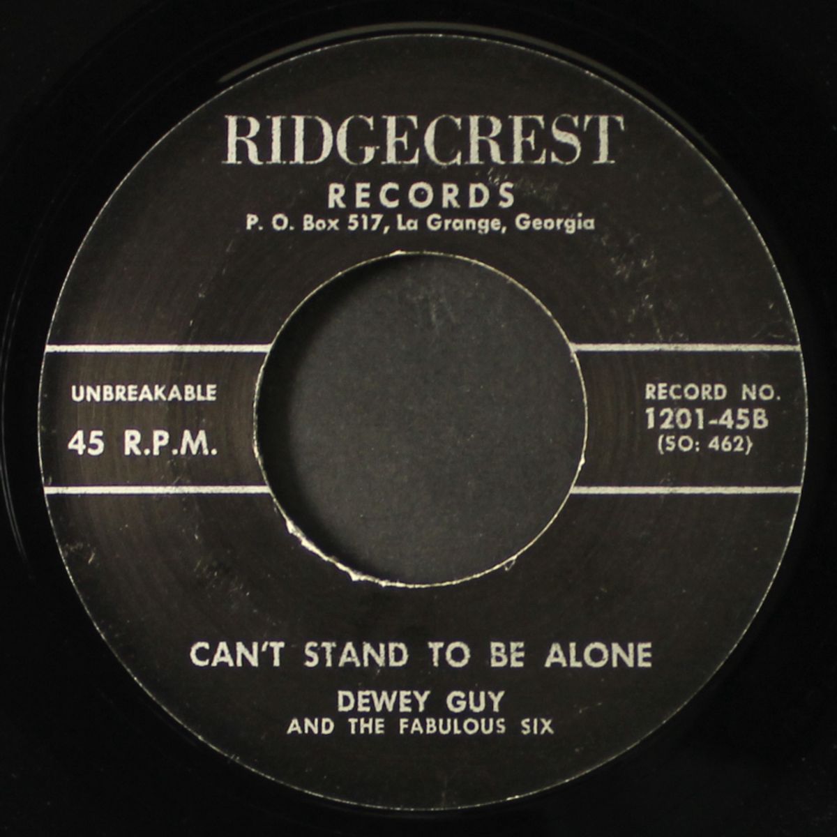 rock a while / can't stand to be alone by DEWEY GUY
