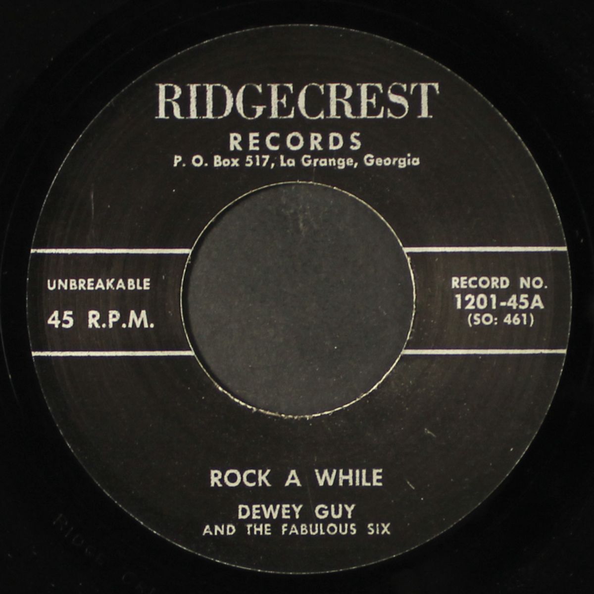 rock a while / can't stand to be alone by DEWEY GUY