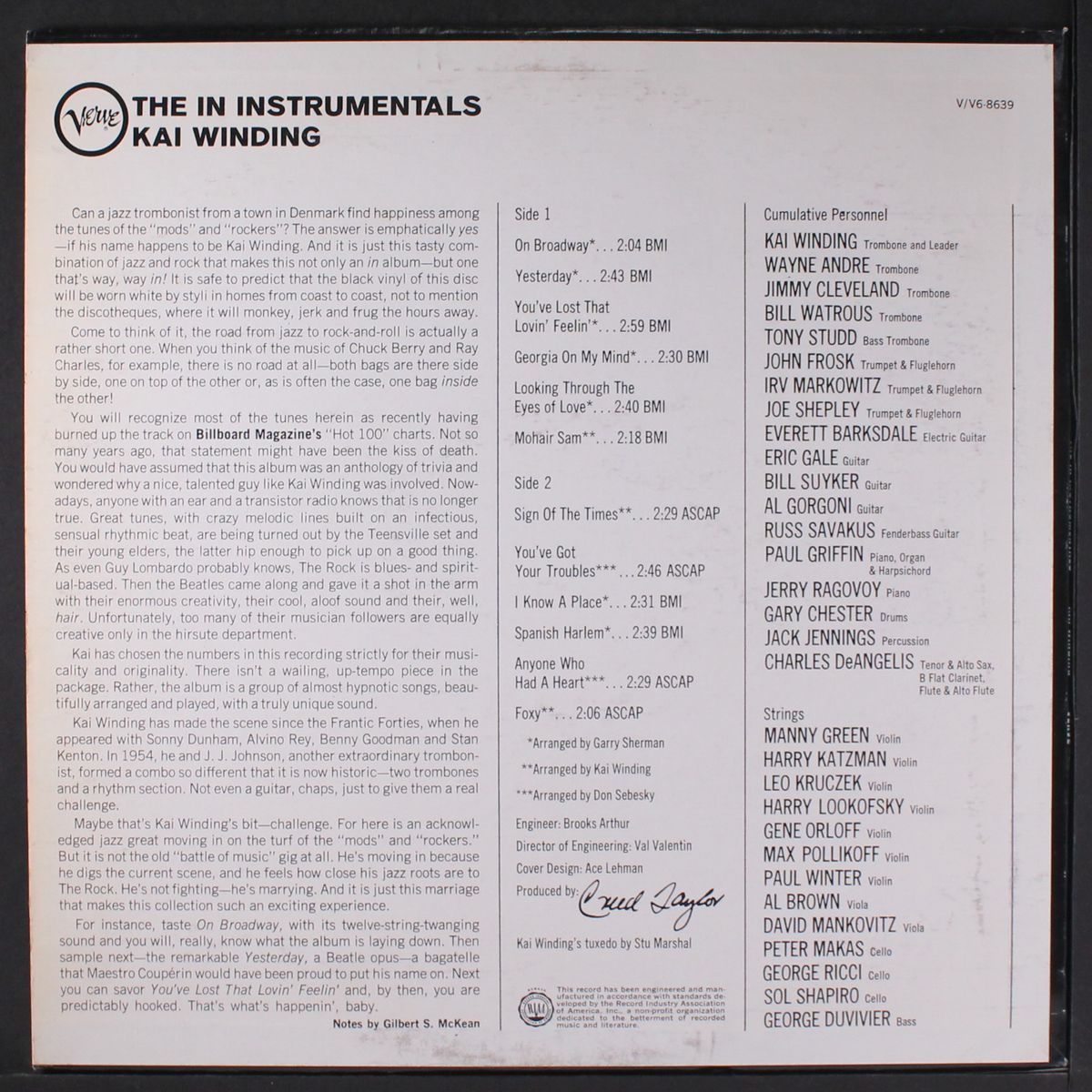 the in instrumentals by KAI WINDING