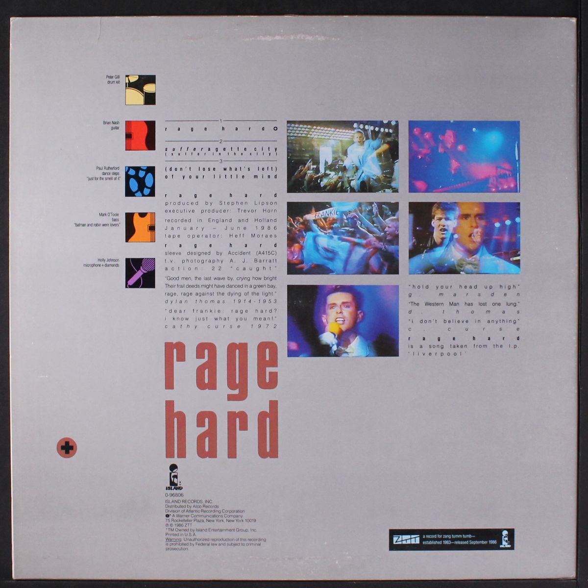 rage hard by FRANKIE GOES TO HOLLYWOOD