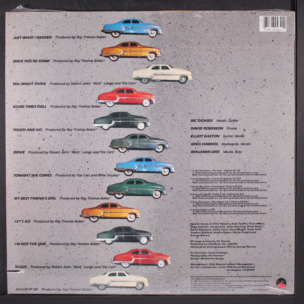 greatest hits by CARS