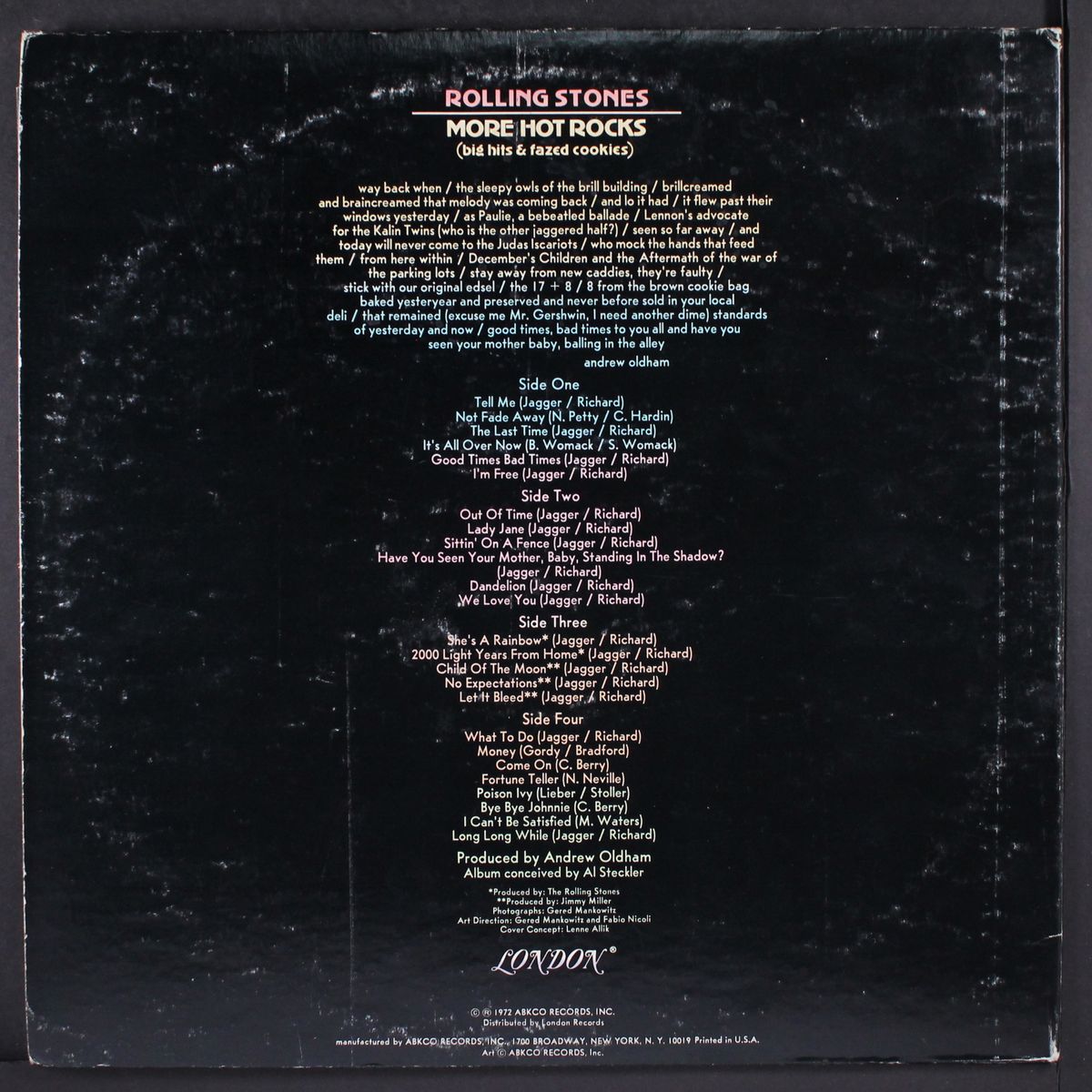 more hot rocks (big hits & fazed cookies) by ROLLING STONES
