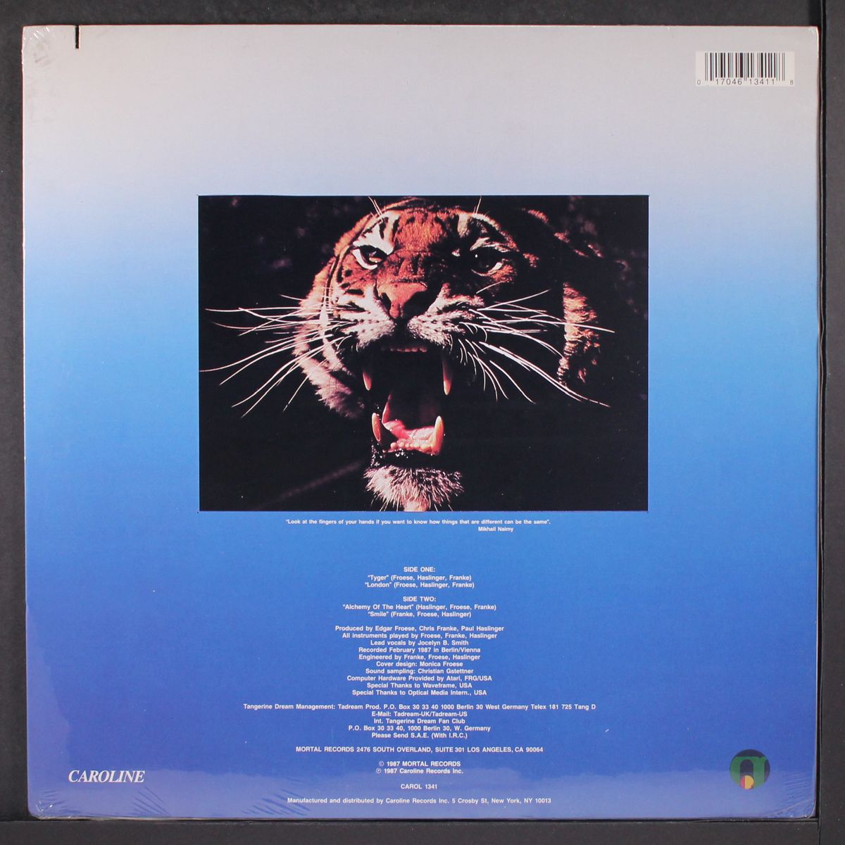 tyger by TANGERINE DREAM