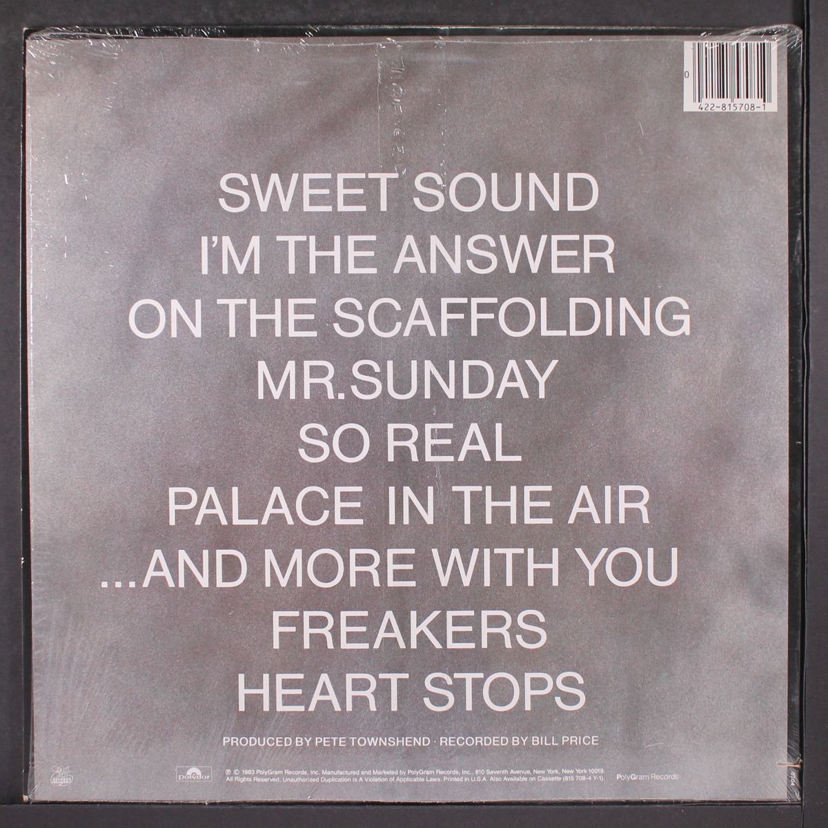 sweet sound by SIMON TOWNSHEND